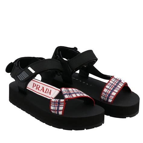 ebay prada sandals|designer prada flat sandals.